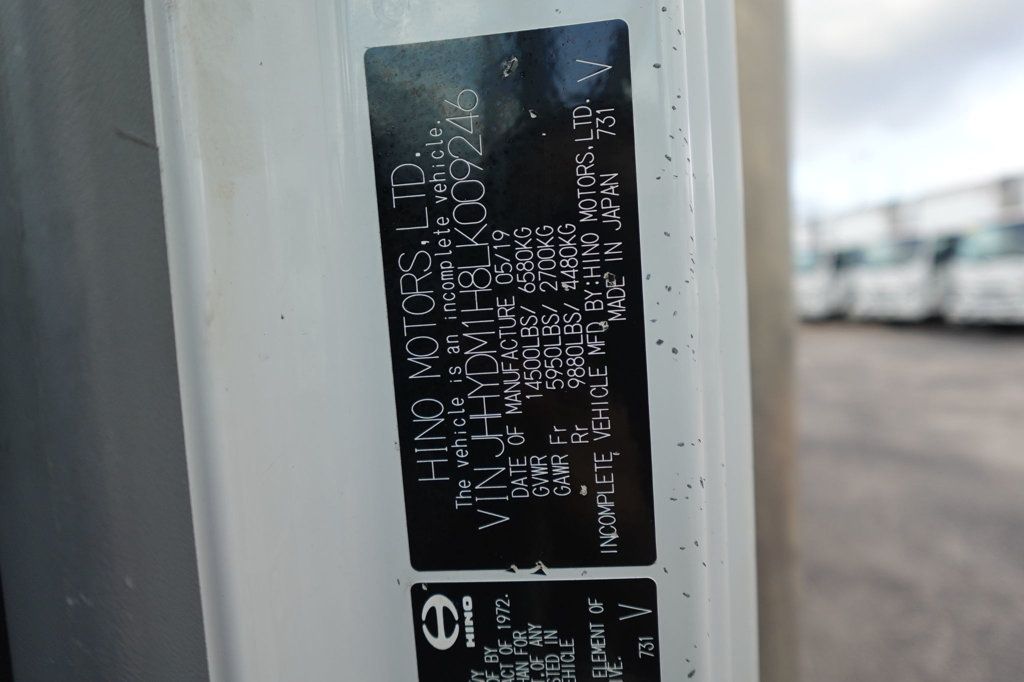 2020 HINO 155 (16ft Box w/ Lift Gate) - 22938525 - 62