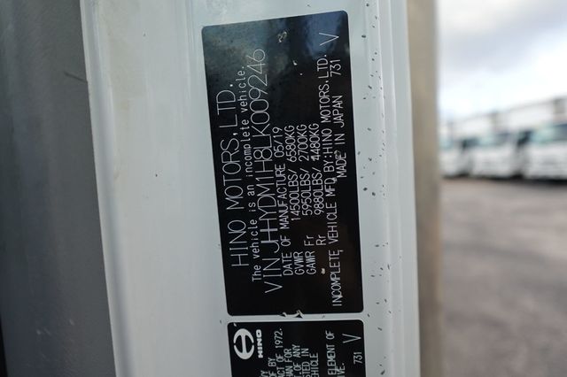 2020 HINO 155 (16ft Box w/ Lift Gate) - 22938525 - 62