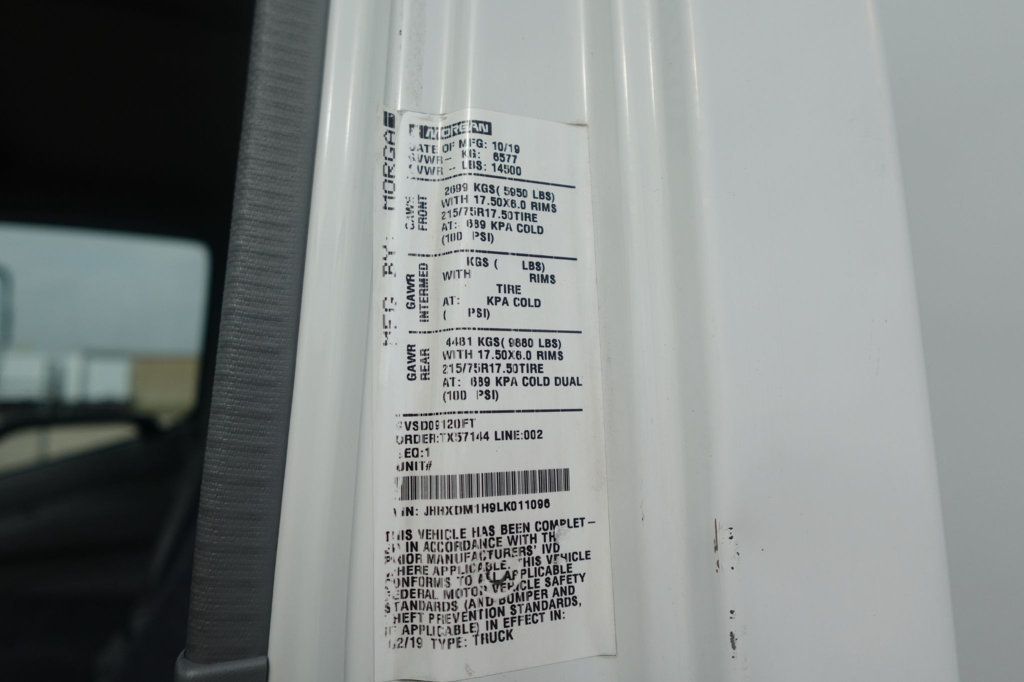 2020 HINO 155 (18ft Box w/ Lift Gate) - 22963613 - 65