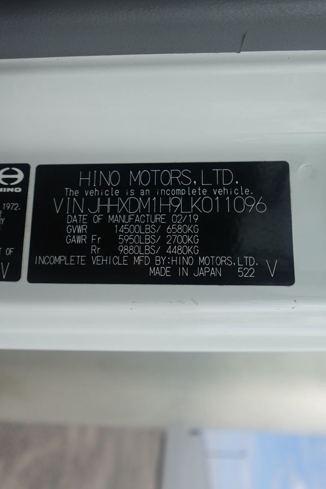 2020 HINO 155 (20ft Box w/ Lift Gate) - 22963613 - 66