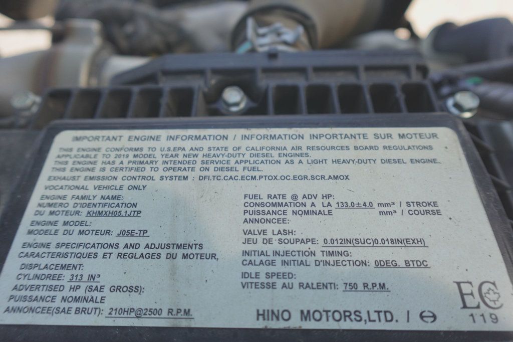 2020 HINO 195 (21ft Stakebed with Lift Gate) - 23060250 - 39