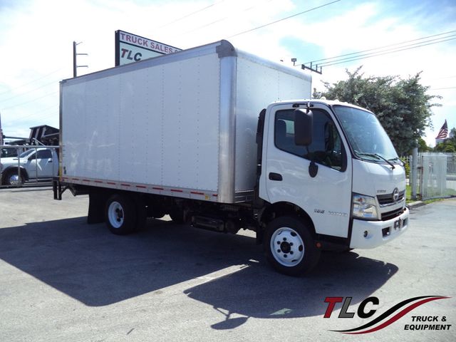 2020 HINO 195 w/ 16ft Box Truck Dry Cargo Truck & Aluminum Liftgate - 23040996 - 0