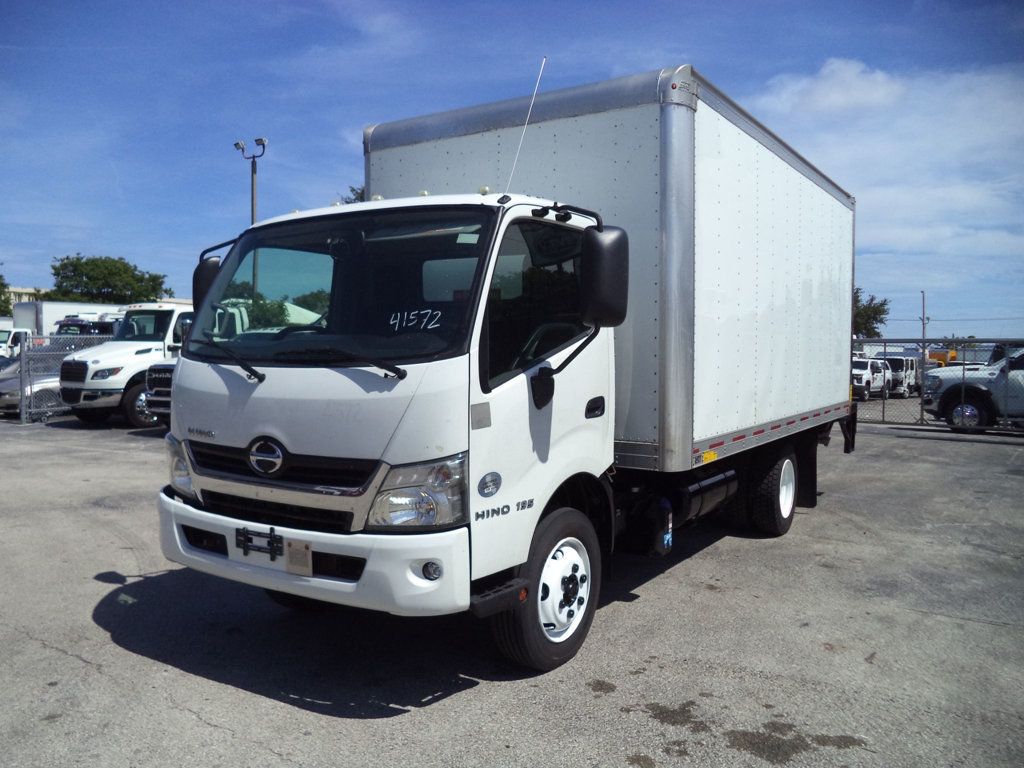 2020 HINO 195 w/ 16ft Box Truck Dry Cargo Truck & Aluminum Liftgate - 23040996 - 1