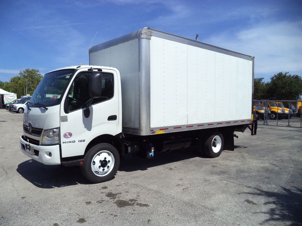 2020 HINO 195 w/ 16ft Box Truck Dry Cargo Truck & Aluminum Liftgate - 23040996 - 2