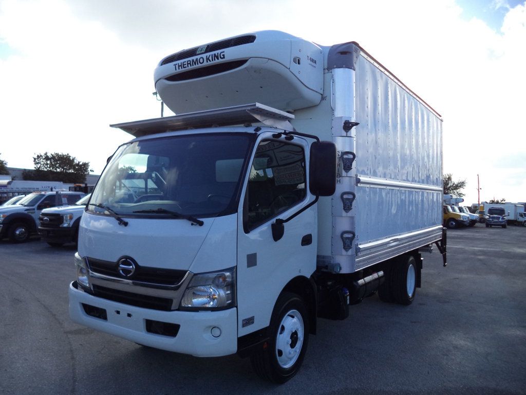 2020 HINO 195 w/ 16ft Refrigerated Box Truck Thermo King T680 & Liftg - 22960198 - 1