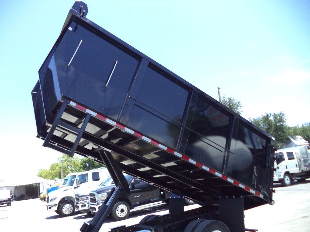2020 HINO 195 w/ New 15ft Landscape Body Steel Dump Truck - 23056984 - 27