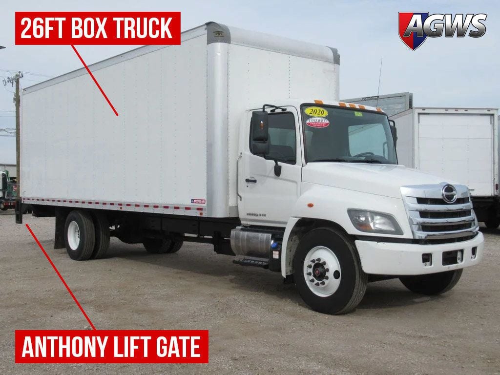 2020 HINO 268 (26ft Box with Lift Gate) - 22327047 - 0