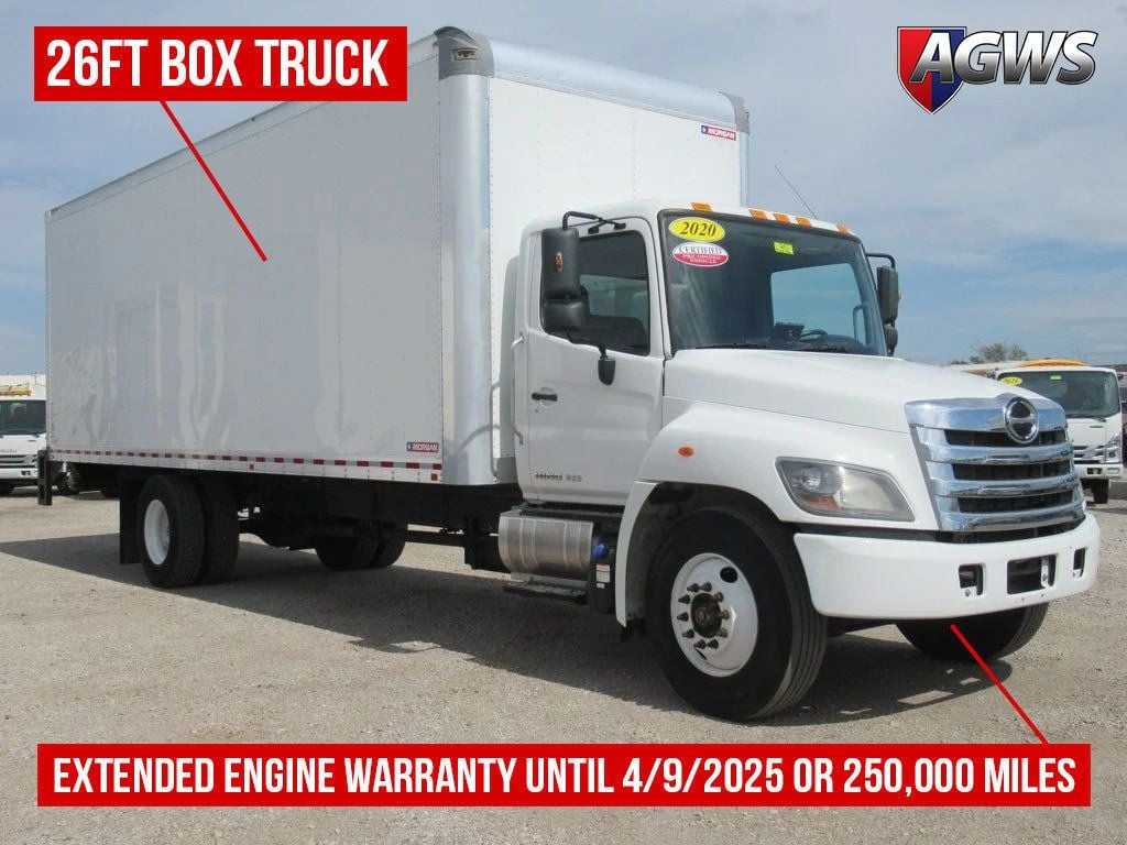 2020 HINO 268 (26ft Box with Lift Gate) - 22370348 - 0