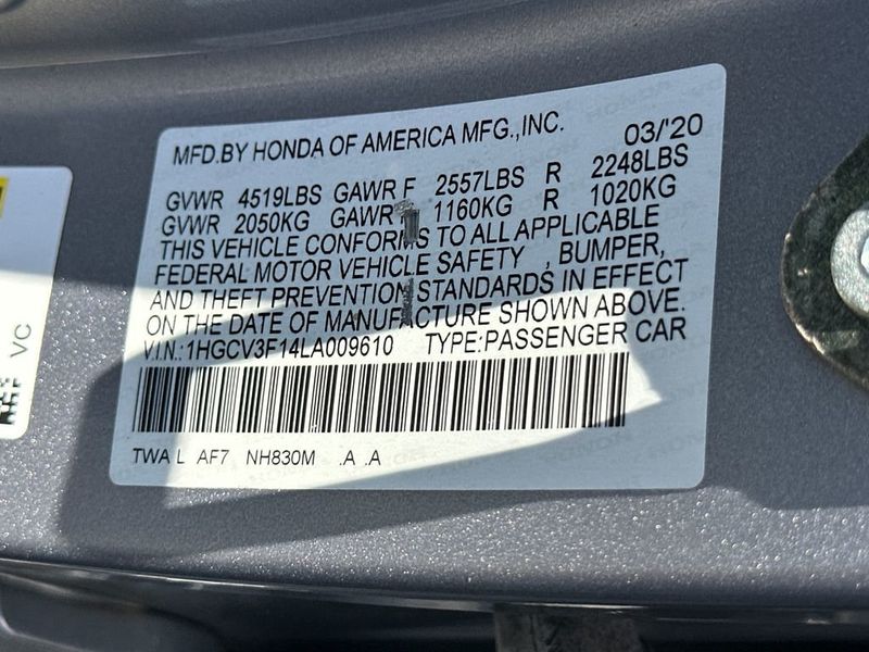 2020 Honda Accord Hybrid Sedan - 23047162 - 20