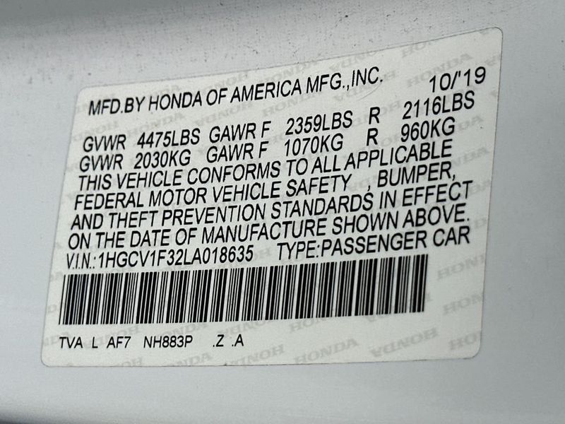 2020 Honda Accord Sedan Sport 1.5T CVT - 23024141 - 20