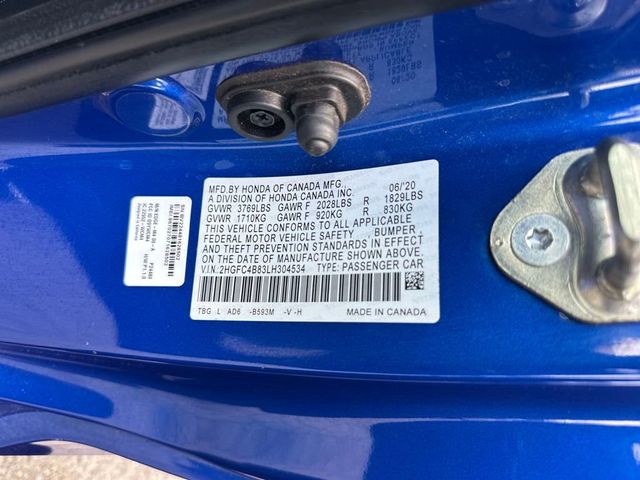 2020 Honda Civic Coupe Sport CVT - 22890172 - 20