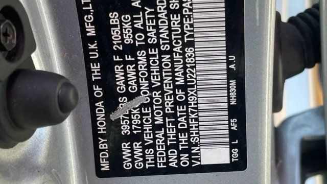 2020 Honda Civic Hatchback Sport Touring CVT - 23073424 - 14