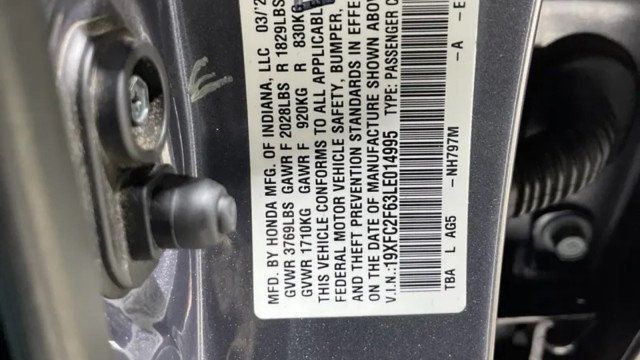 2020 Honda Civic Sedan LX CVT - 22981197 - 18