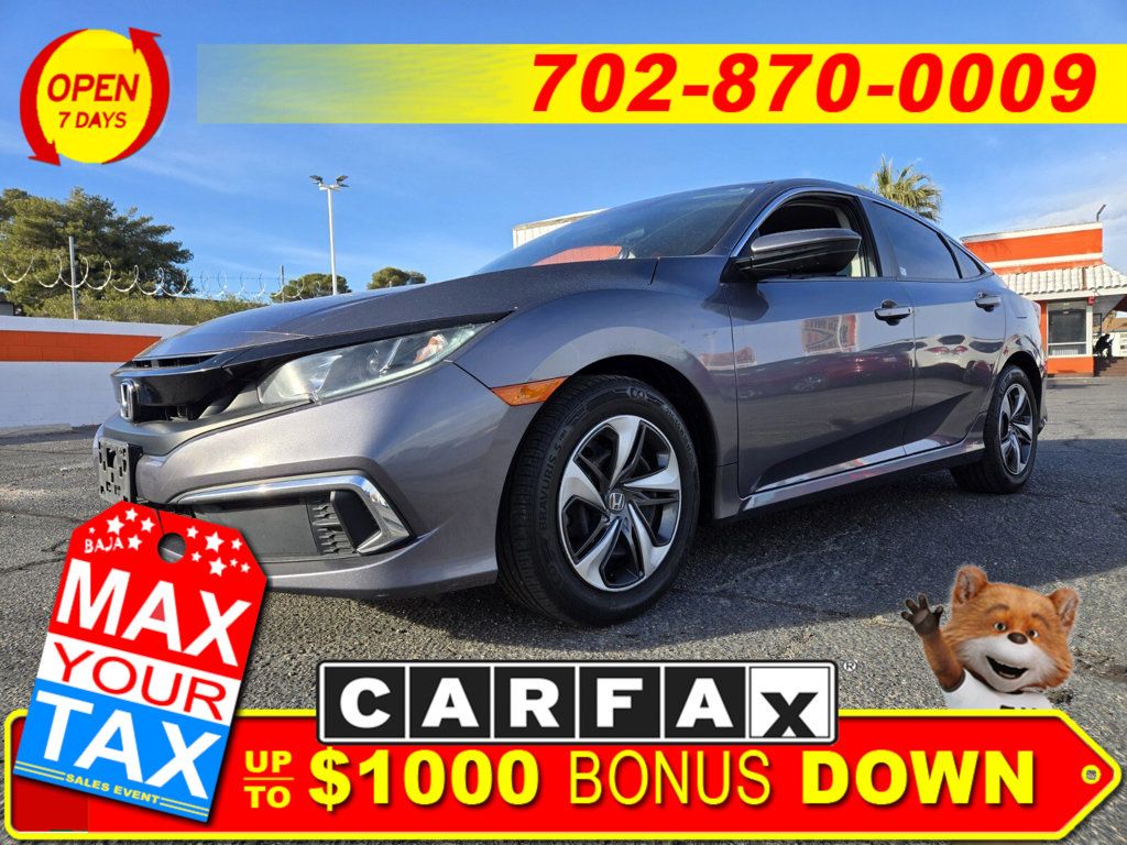 2020 Honda Civic Sedan LX CVT - 22718881 - 0