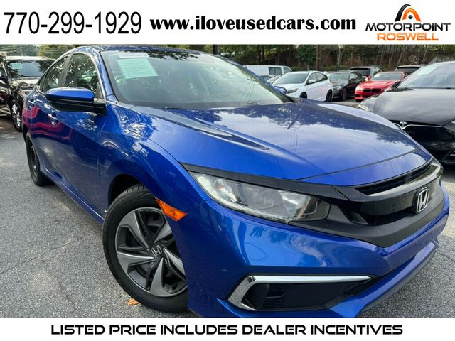 2020 Honda Civic Sedan LX CVT - 22613224 - 0