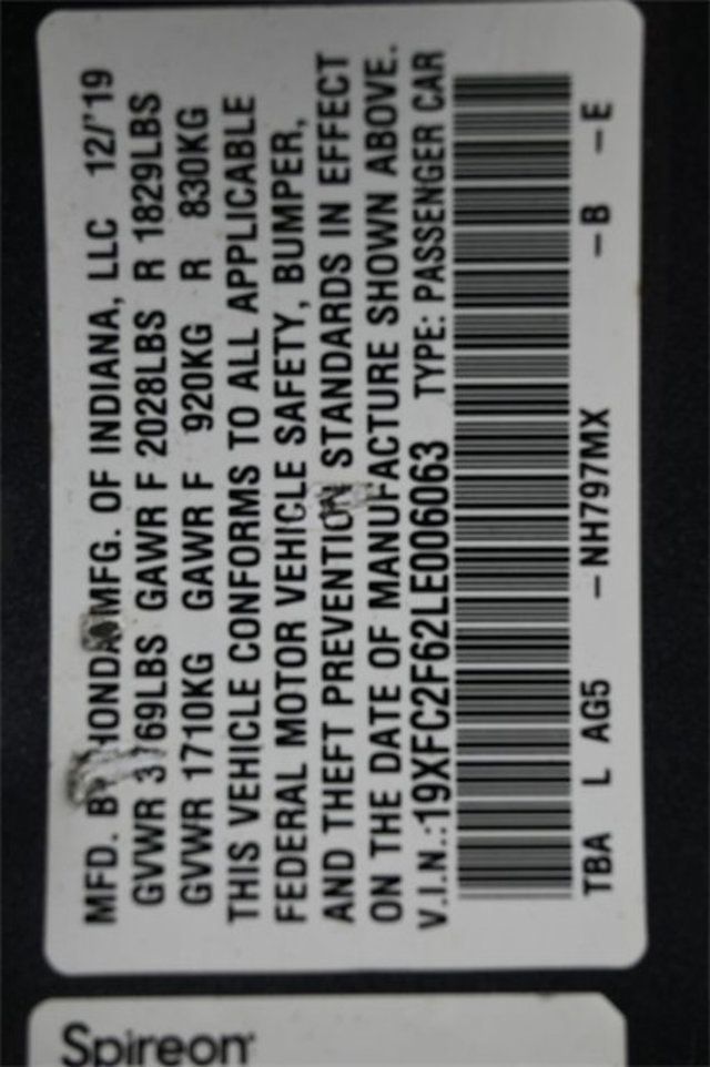 2020 Honda Civic Sedan LX CVT - 22948286 - 6