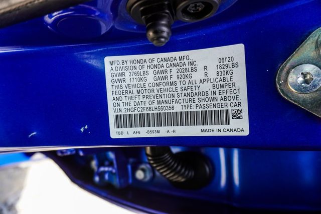 2020 Honda Civic Sedan LX CVT - 23017078 - 38