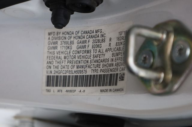 2020 Honda Civic Sedan LX CVT w/ Honda Sense! - 22970864 - 29