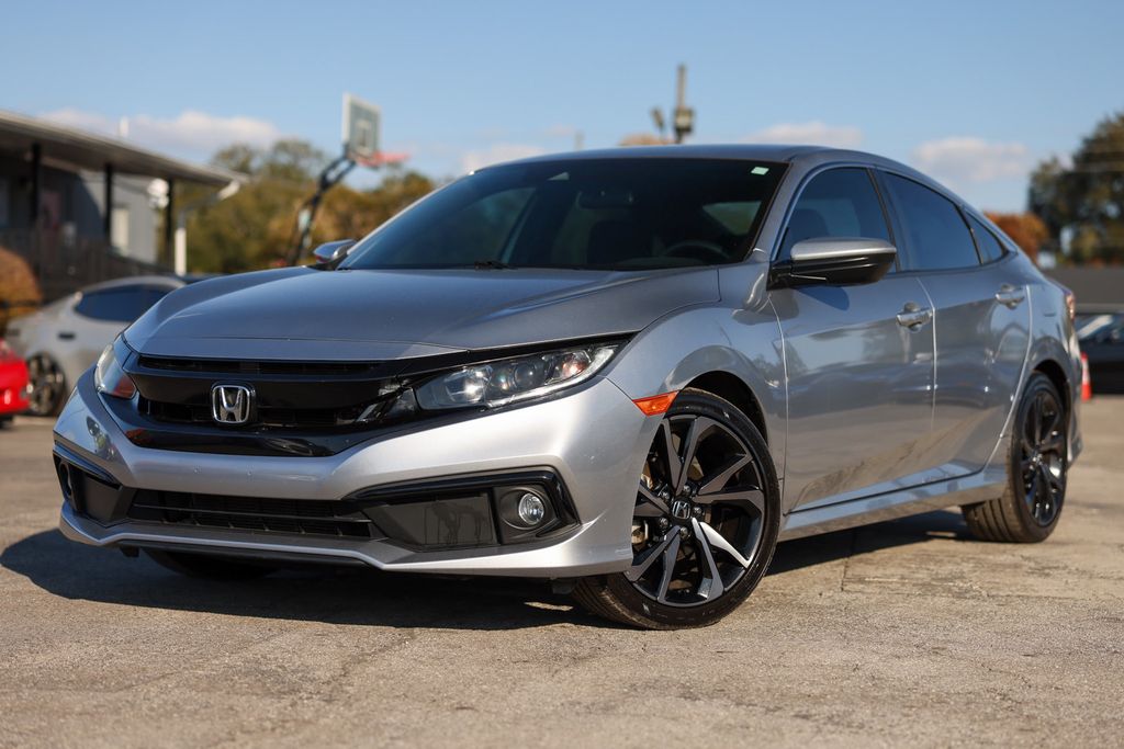 2020 Honda Civic Sedan Sport CVT - 22984685 | Video 1