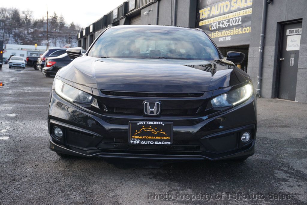 2020 Honda Civic Sedan Sport CVT APPLE/ANDROID CARLAY REAR CAMERA 18" BLACK ALLOY WHEEL - 22984663 - 1