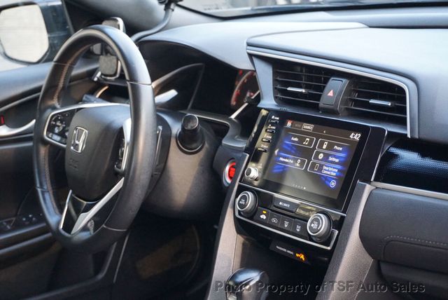 2020 Honda Civic Sedan Sport CVT APPLE/ANDROID CARLAY REAR CAMERA 18" BLACK ALLOY WHEEL - 22984663 - 19