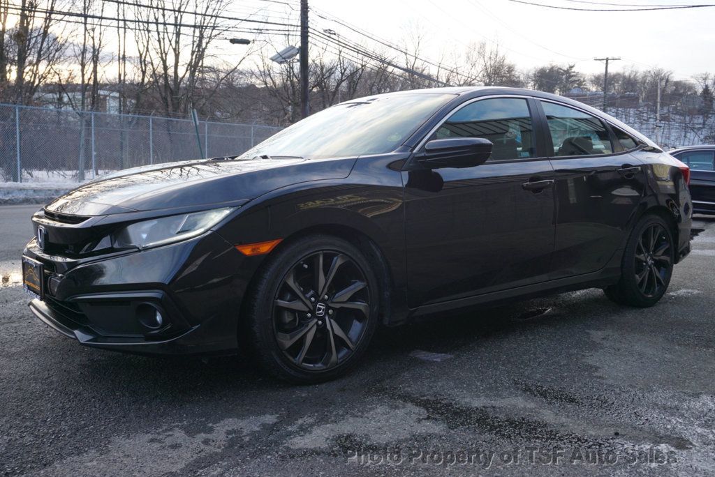 2020 Honda Civic Sedan Sport CVT APPLE/ANDROID CARLAY REAR CAMERA 18" BLACK ALLOY WHEEL - 22984663 - 2