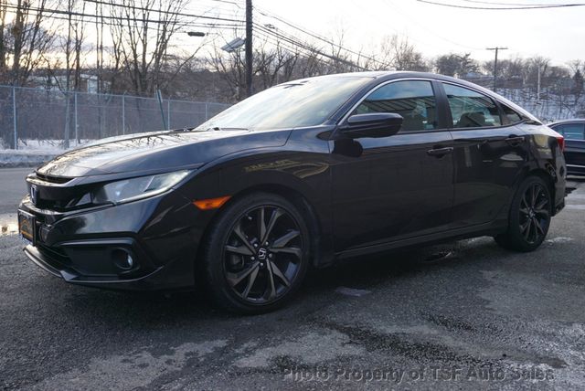 2020 Honda Civic Sedan Sport CVT APPLE/ANDROID CARLAY REAR CAMERA 18" BLACK ALLOY WHEEL - 22984663 - 2