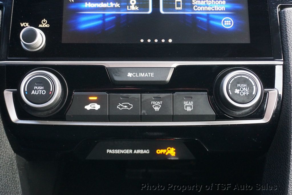 2020 Honda Civic Sedan Sport CVT APPLE/ANDROID CARLAY REAR CAMERA 18" BLACK ALLOY WHEEL - 22984663 - 29