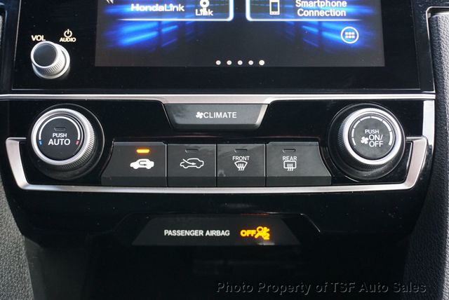 2020 Honda Civic Sedan Sport CVT APPLE/ANDROID CARLAY REAR CAMERA 18" BLACK ALLOY WHEEL - 22984663 - 29