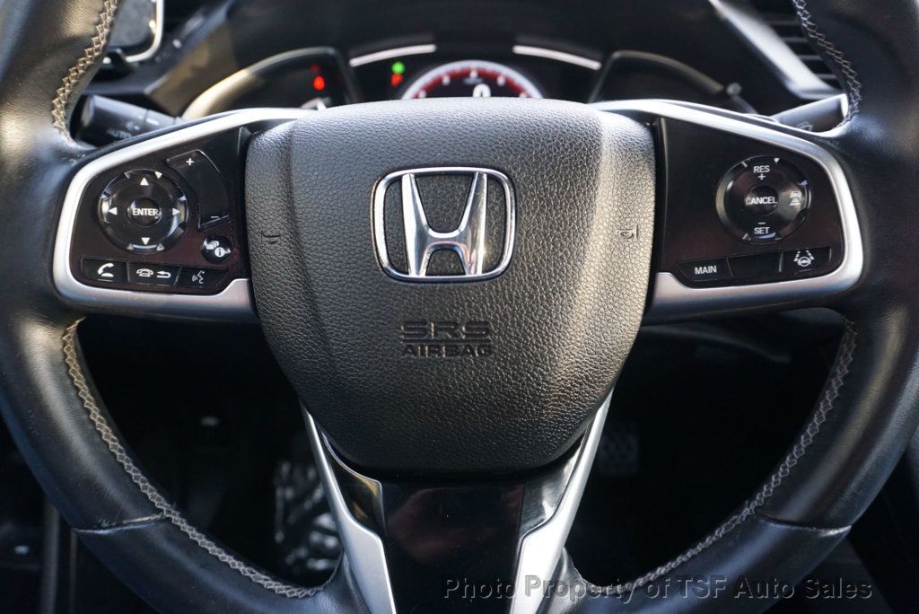 2020 Honda Civic Sedan Sport CVT APPLE/ANDROID CARLAY REAR CAMERA 18" BLACK ALLOY WHEEL - 22984663 - 32