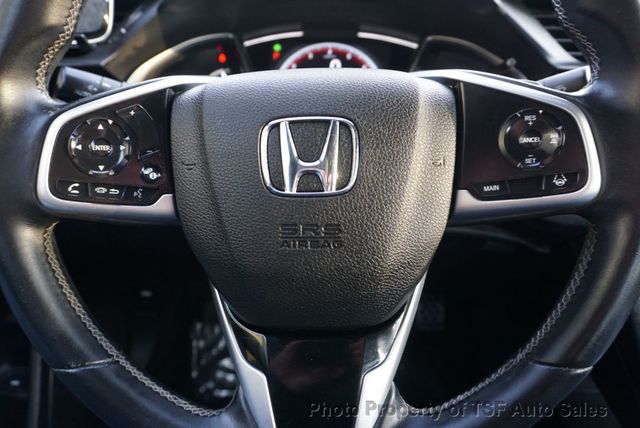 2020 Honda Civic Sedan Sport CVT APPLE/ANDROID CARLAY REAR CAMERA 18" BLACK ALLOY WHEEL - 22984663 - 32