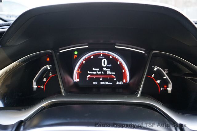 2020 Honda Civic Sedan Sport CVT APPLE/ANDROID CARLAY REAR CAMERA 18" BLACK ALLOY WHEEL - 22984663 - 37