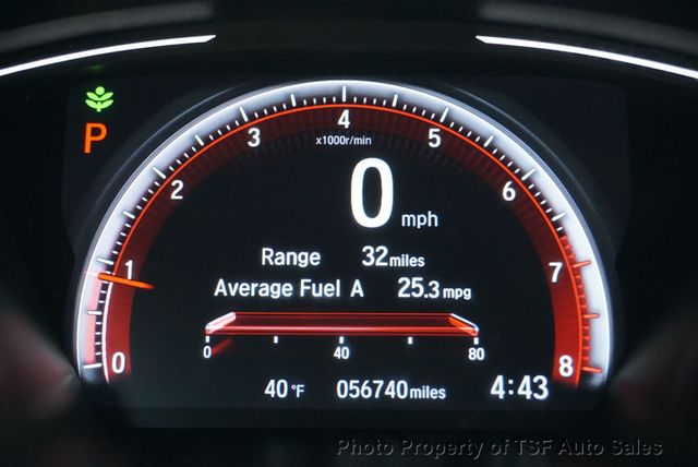 2020 Honda Civic Sedan Sport CVT APPLE/ANDROID CARLAY REAR CAMERA 18" BLACK ALLOY WHEEL - 22984663 - 38