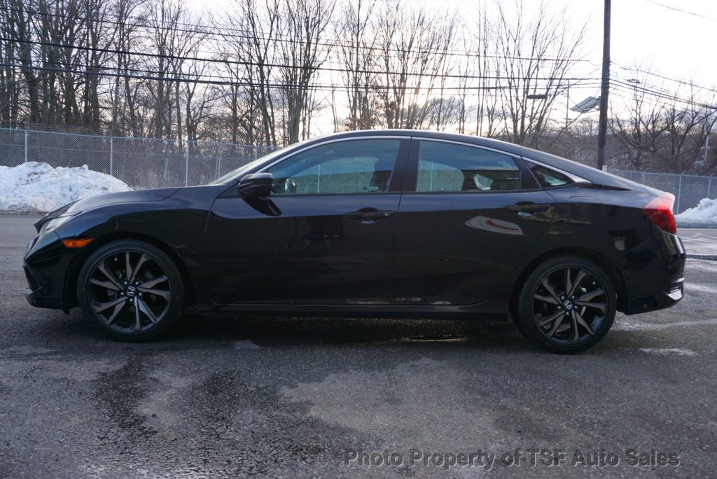 2020 Honda Civic Sedan Sport CVT APPLE/ANDROID CARLAY REAR CAMERA 18" BLACK ALLOY WHEEL - 22984663 - 3