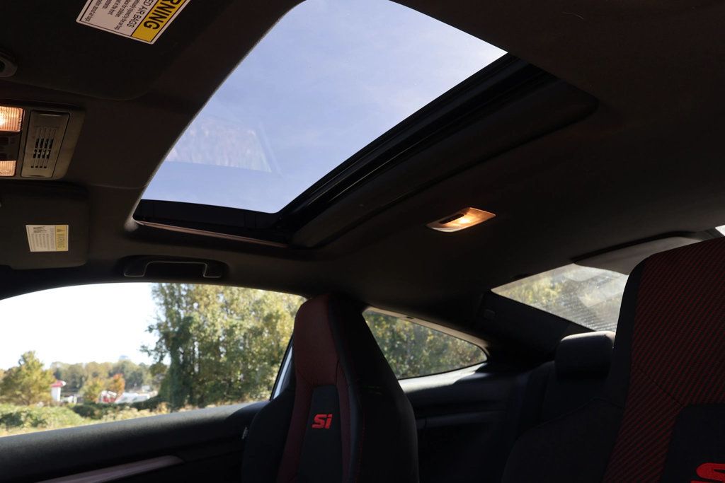 2020 Honda Civic Si Coupe 1 OWNER VEHICLE, MANUAL TRANS, TWO TONE SEATS, BLUETOOTH & MORE! - 22906722 - 27