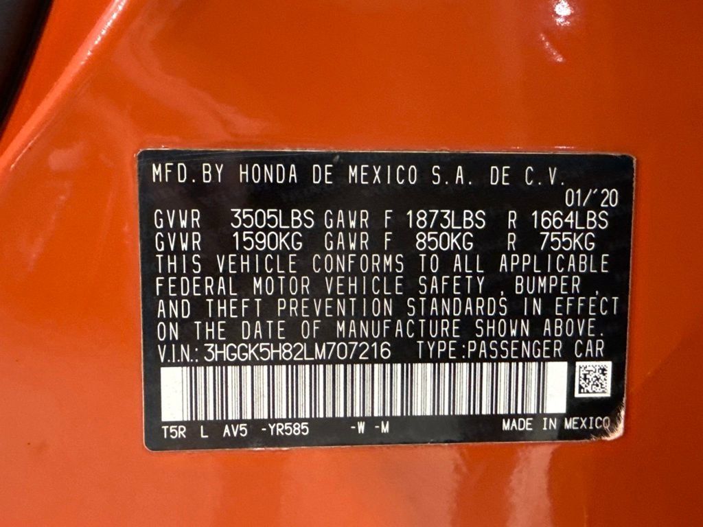 2020 Honda Fit EX CVT - 23056221 - 33