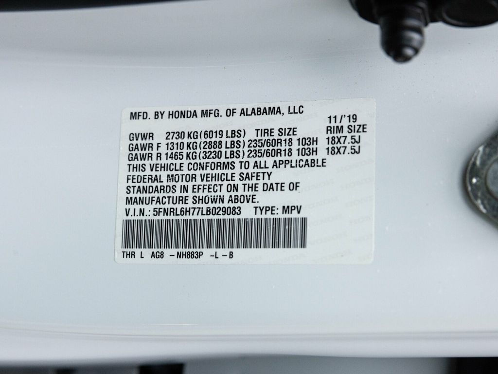 2020 Honda Odyssey EX-L, 1-Owner, Platinum White Pearl, Beige Leather  - 22956044 - 73