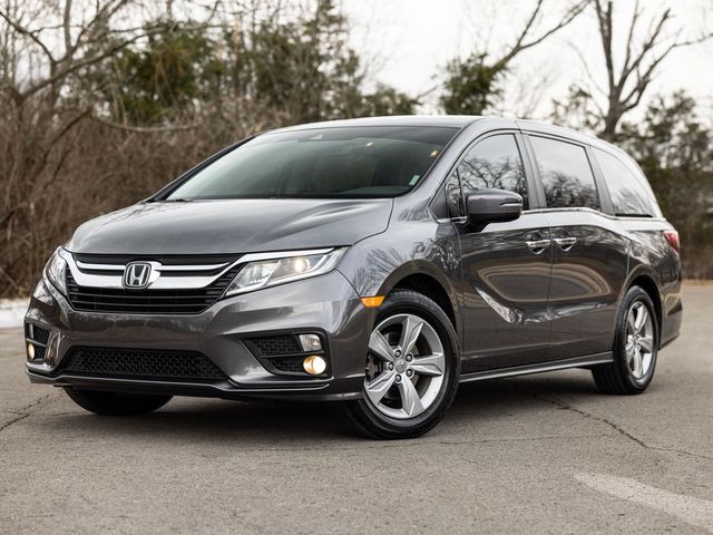 2020 Honda Odyssey EX-L, Modern Steel Metallic, Gray Leather, Third Row - 22980459 - 0