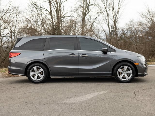 2020 Honda Odyssey EX-L, Modern Steel Metallic, Gray Leather, Third Row - 22980459 - 10
