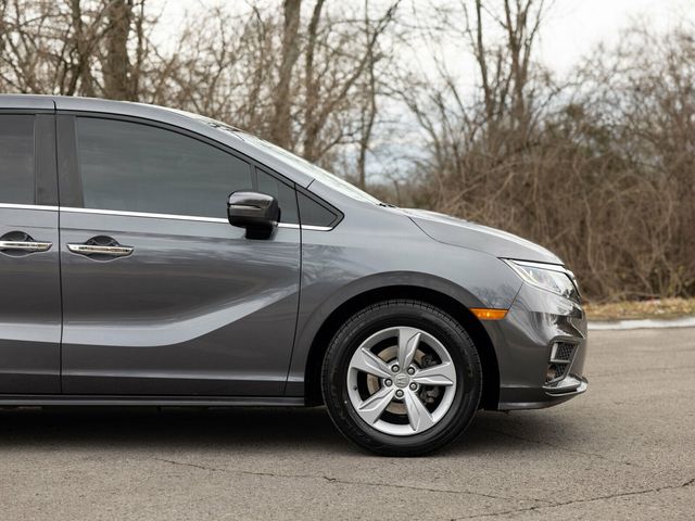 2020 Honda Odyssey EX-L, Modern Steel Metallic, Gray Leather, Third Row - 22980459 - 11