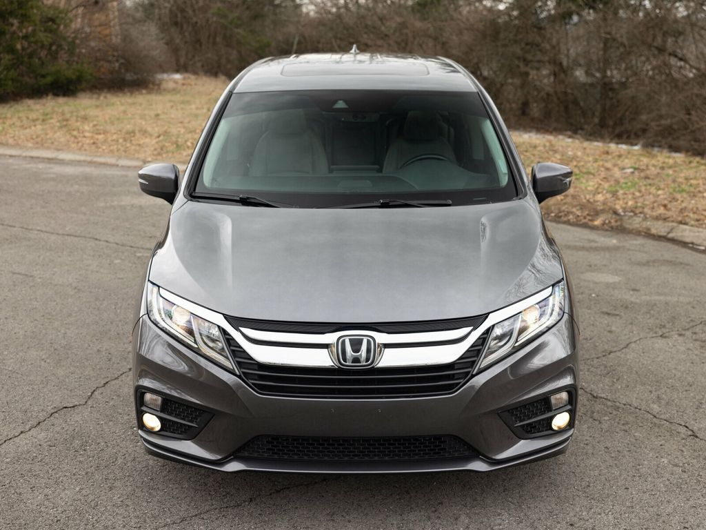 2020 Honda Odyssey EX-L, Modern Steel Metallic, Gray Leather, Third Row - 22980459 - 15