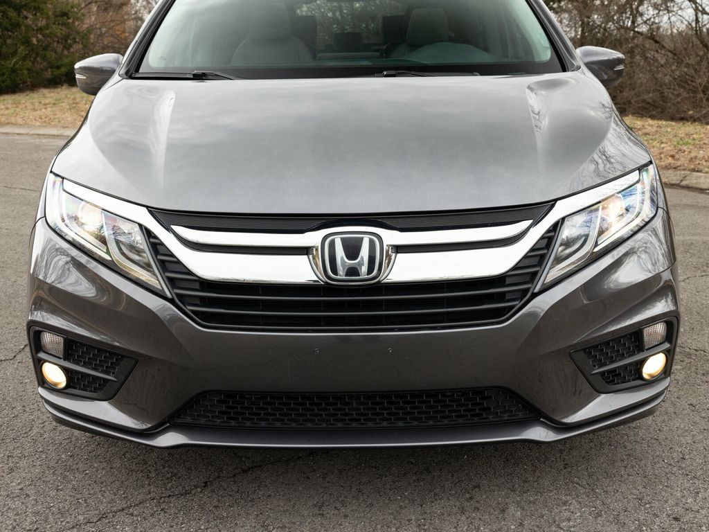 2020 Honda Odyssey EX-L, Modern Steel Metallic, Gray Leather, Third Row - 22980459 - 16