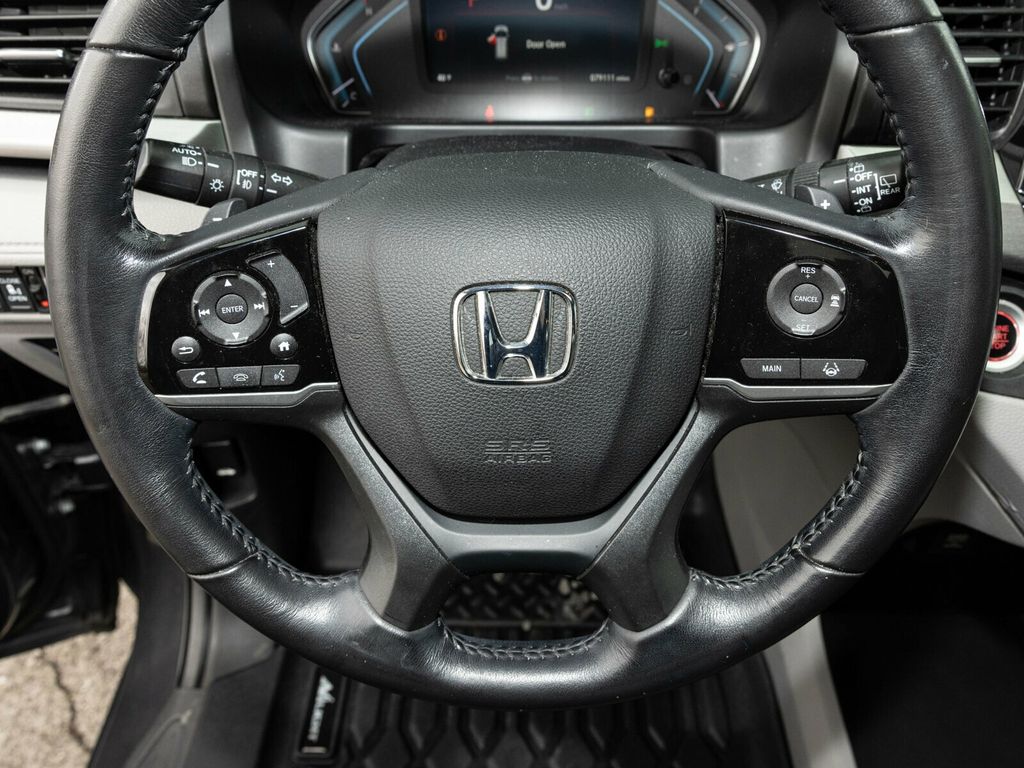 2020 Honda Odyssey EX-L, Modern Steel Metallic, Gray Leather, Third Row - 22980459 - 31