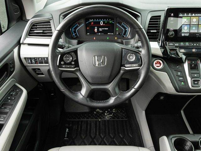 2020 Honda Odyssey EX-L, Modern Steel Metallic, Gray Leather, Third Row - 22980459 - 45