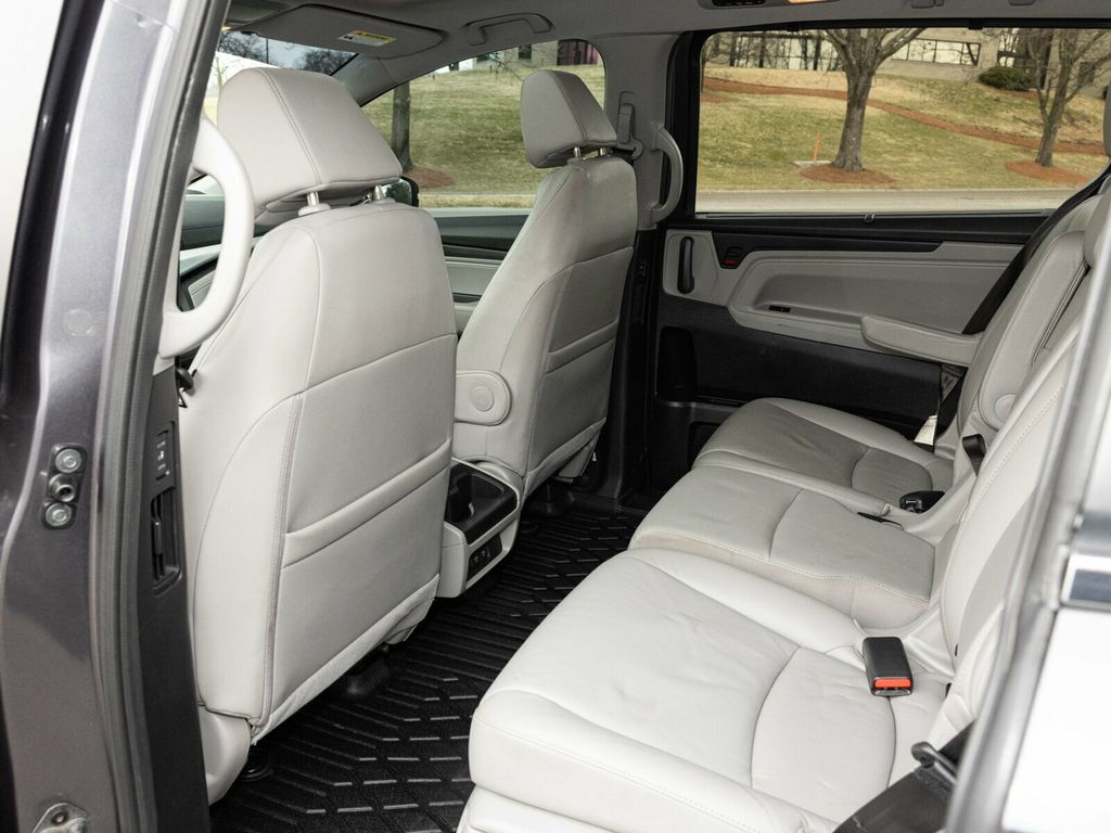 2020 Honda Odyssey EX-L, Modern Steel Metallic, Gray Leather, Third Row - 22980459 - 48