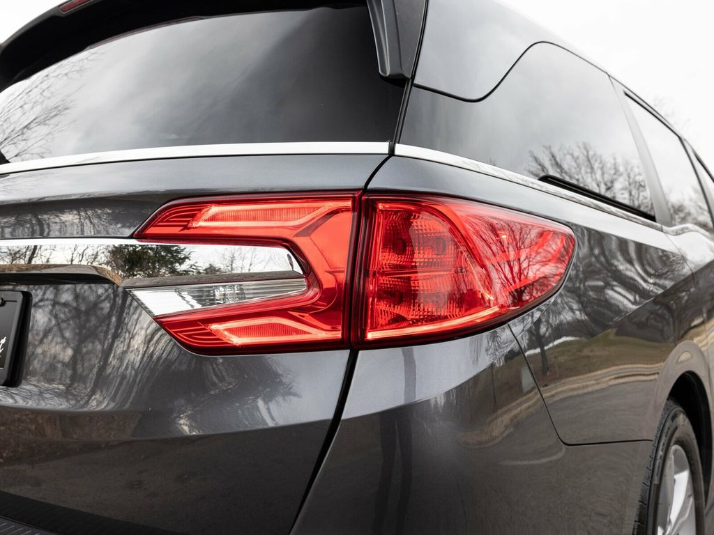 2020 Honda Odyssey EX-L, Modern Steel Metallic, Gray Leather, Third Row - 22980459 - 53