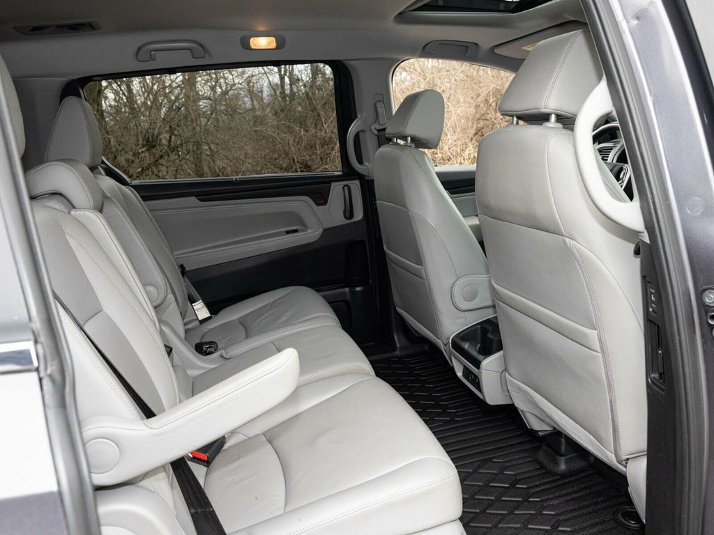 2020 Honda Odyssey EX-L, Modern Steel Metallic, Gray Leather, Third Row - 22980459 - 59