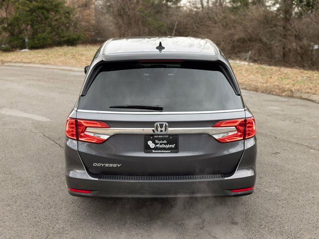 2020 Honda Odyssey EX-L, Modern Steel Metallic, Gray Leather, Third Row - 22980459 - 7
