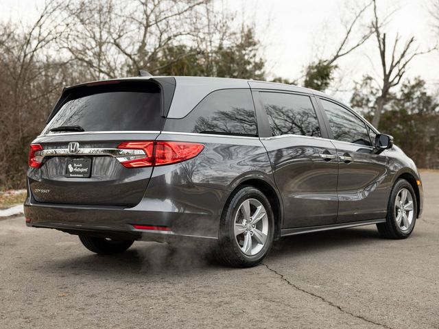 2020 Honda Odyssey EX-L, Modern Steel Metallic, Gray Leather, Third Row - 22980459 - 8