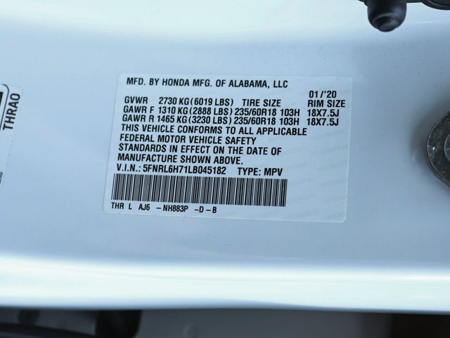 2020 Honda Odyssey EX-L w/Navi/RES Automatic - 23096659 - 35